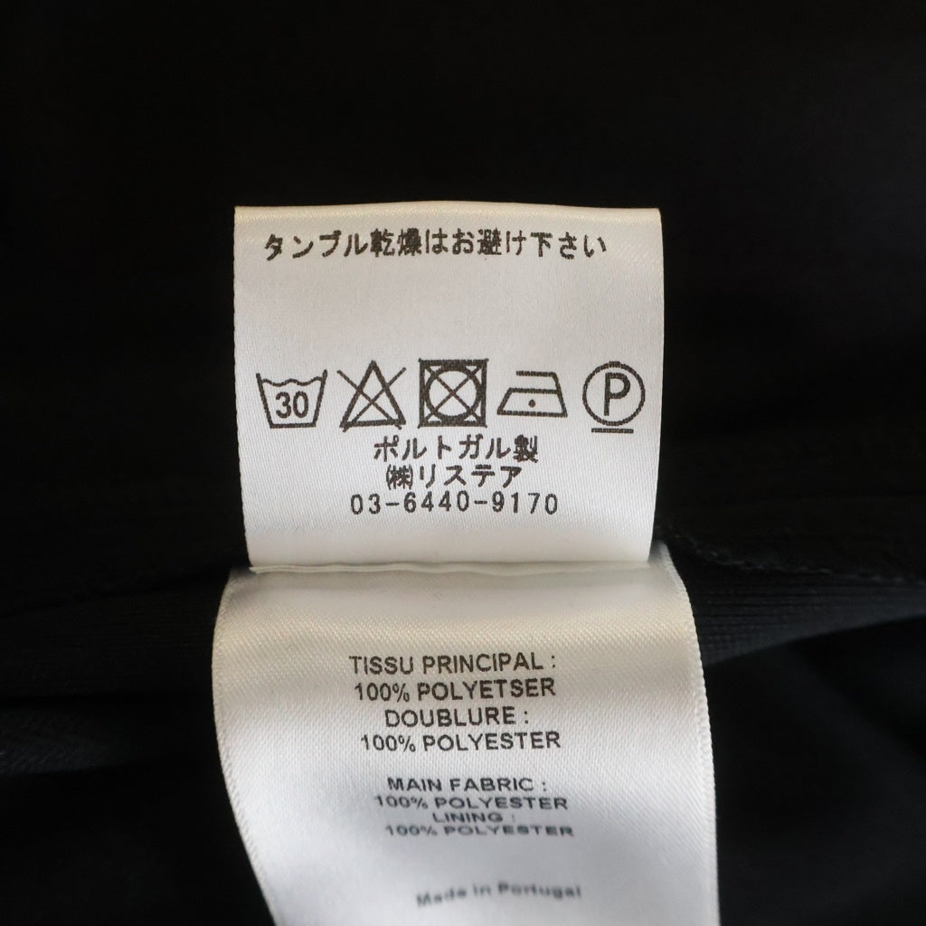 COURREGES(クレージュ) TRACKSUIT INTERLOCK PANTS インターロック トラックスーツパンツ ブラック VESJPA164