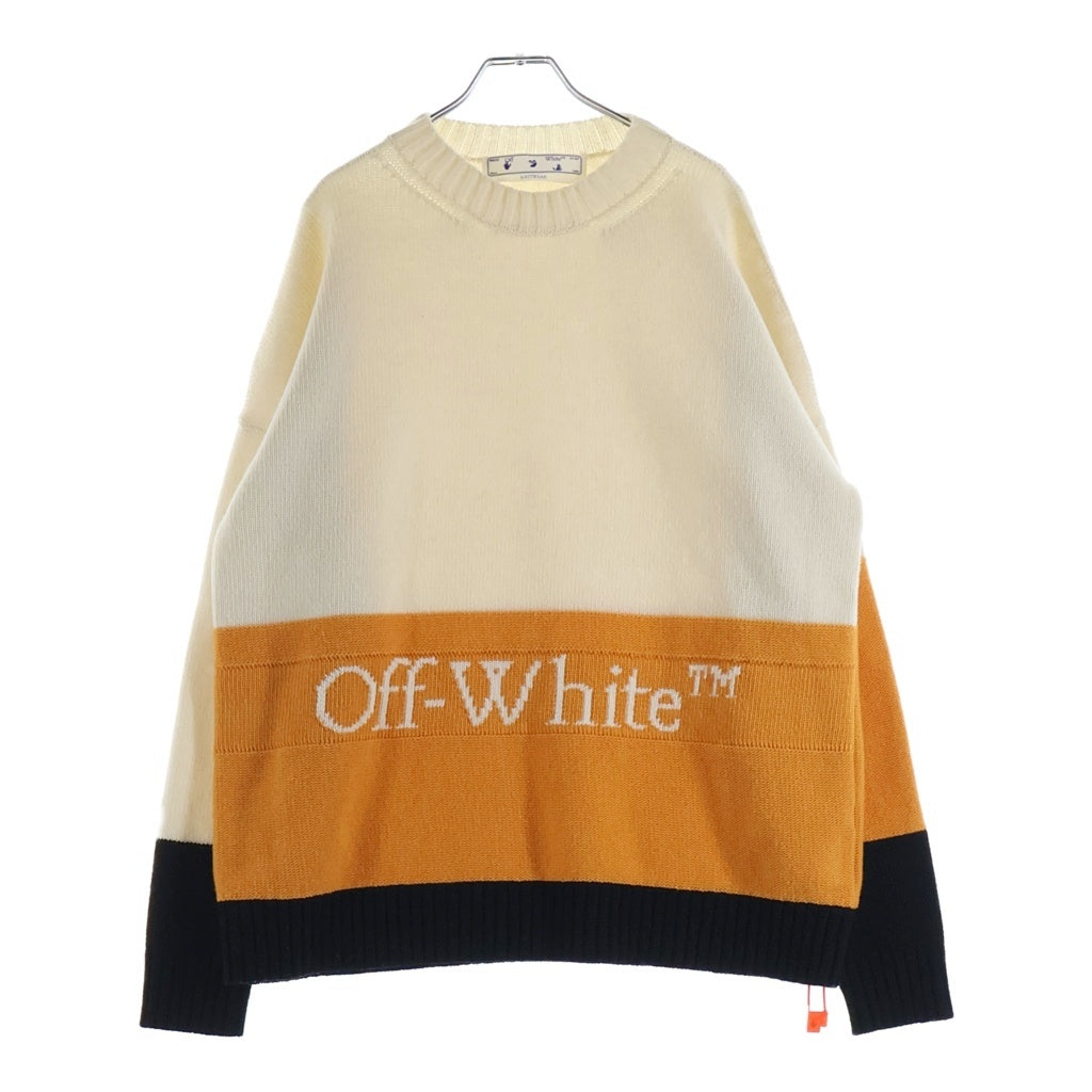 OFF-WHITE(オフホワイト) 21AW バイカラー ロゴエンブロイダリー 