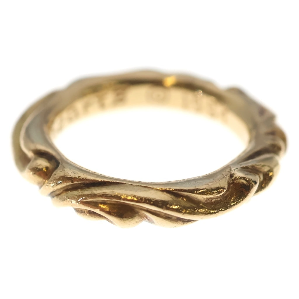 CHROME HEARTS(クロムハーツ) 22K SCRL BAND スクロールバンド リング ゴールド BCA416