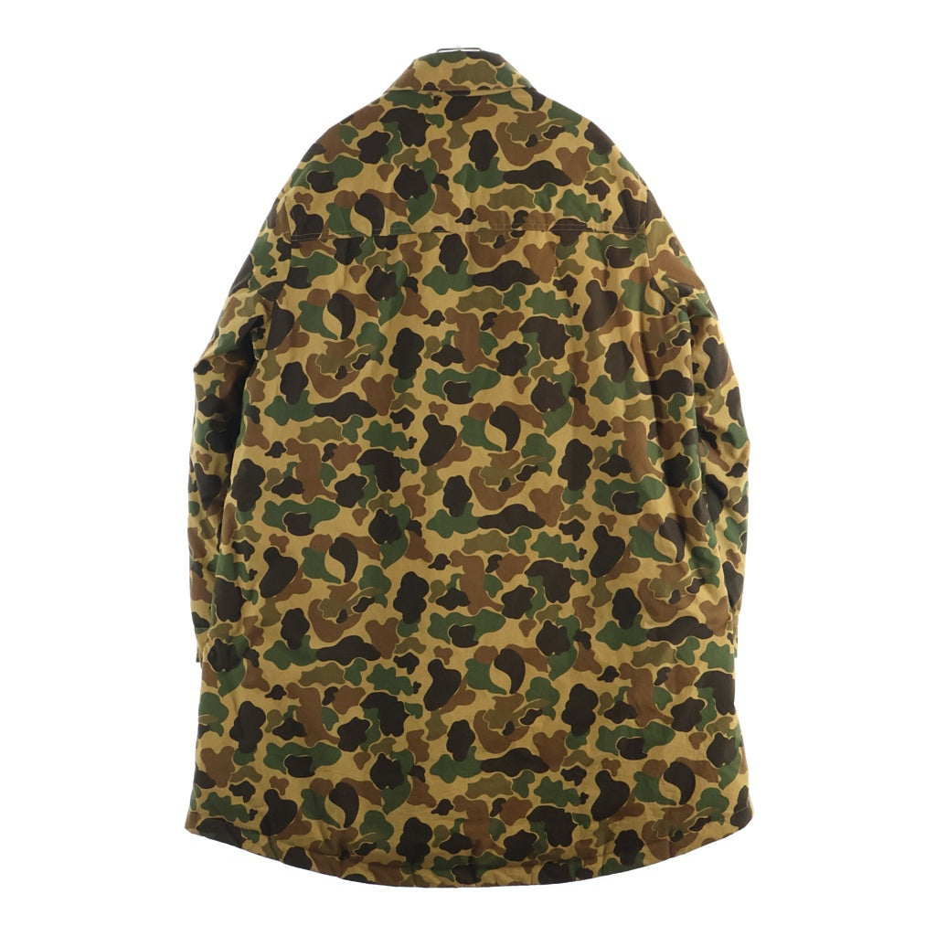 MONCLER(モンクレール) 21AW ×PALM ANGELS TALLAC パームエンジェルス タラック カモフラージュ柄 ロングダウンジャケット ブラウン G209L1C00003 M1358
