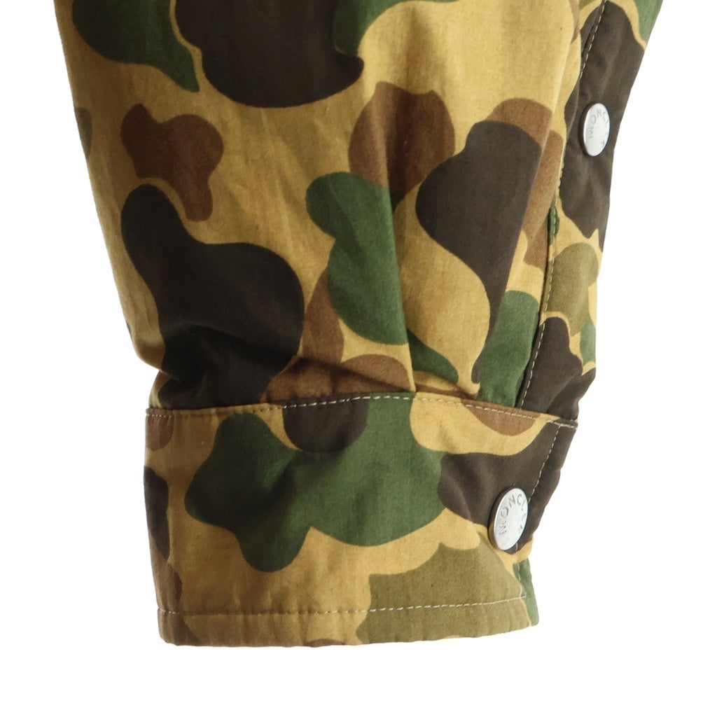 MONCLER(モンクレール) 21AW ×PALM ANGELS TALLAC パームエンジェルス タラック カモフラージュ柄 ロングダウンジャケット ブラウン G209L1C00003 M1358