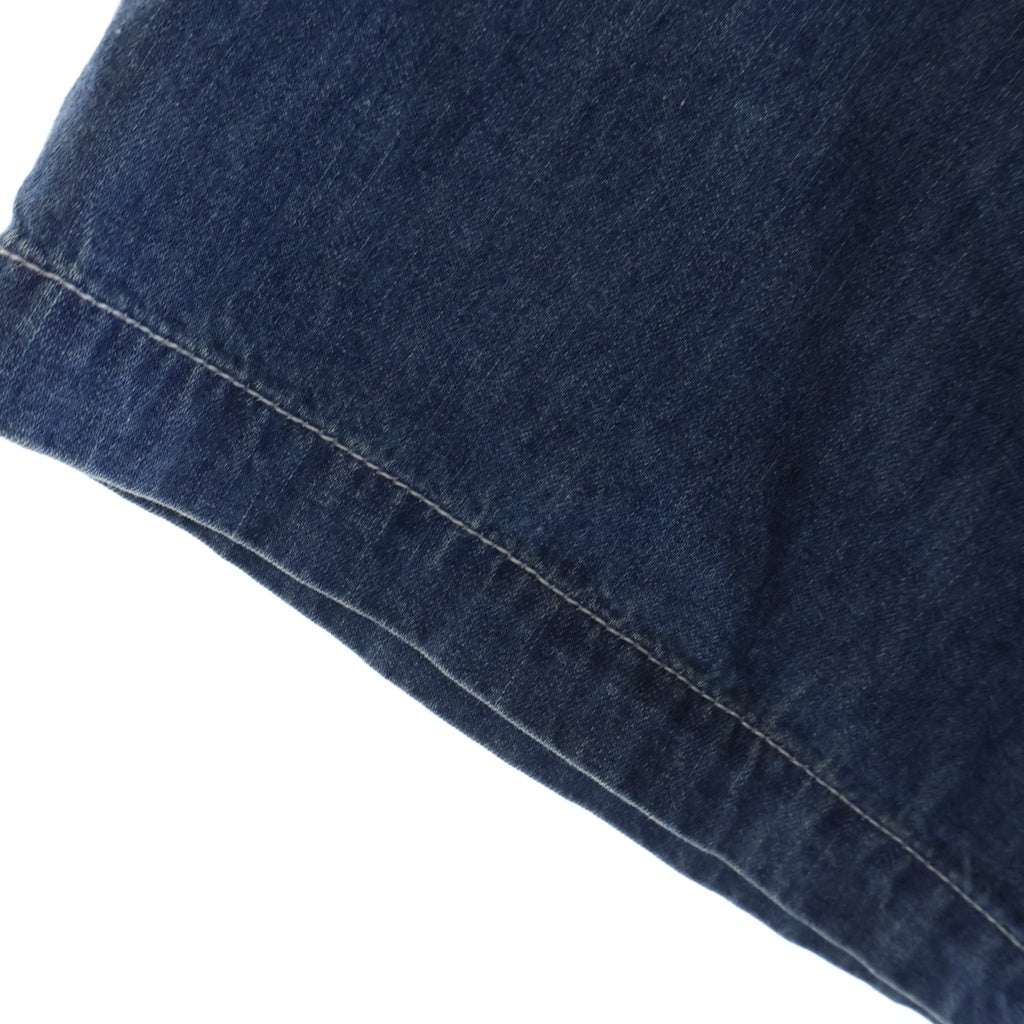 CELINE(セリーヌ) 25AW SHORT SLEEVED SHIRT IN COTTON DENIM コットン デニム ショートスリーブ 半袖シャツ インディゴ RC07K208I.07UO