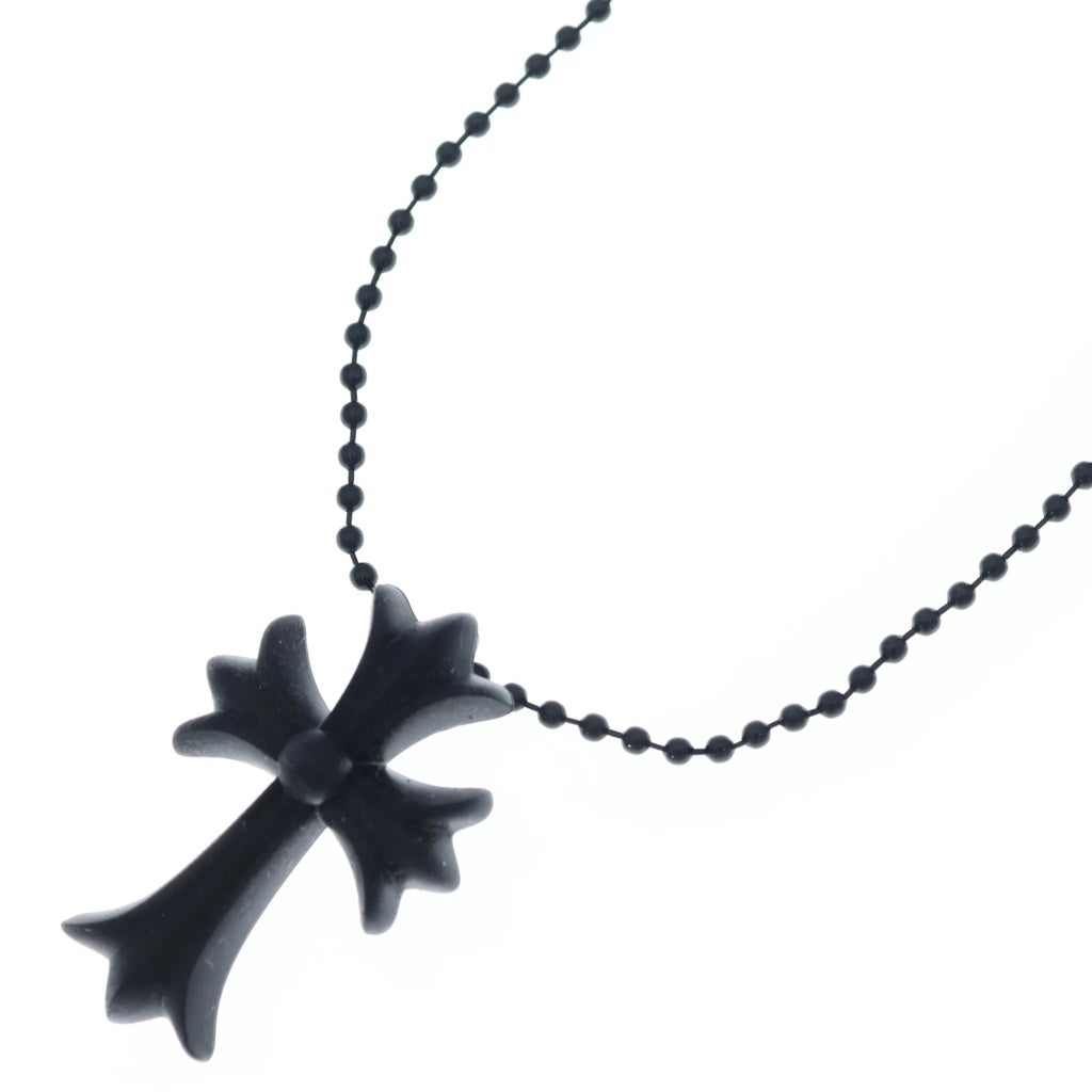 CHROME HEARTS(クロムハーツ) RUBBER CH CRS SML スモールCHクロス ラバーネックレス シリコン ブラック BCA306