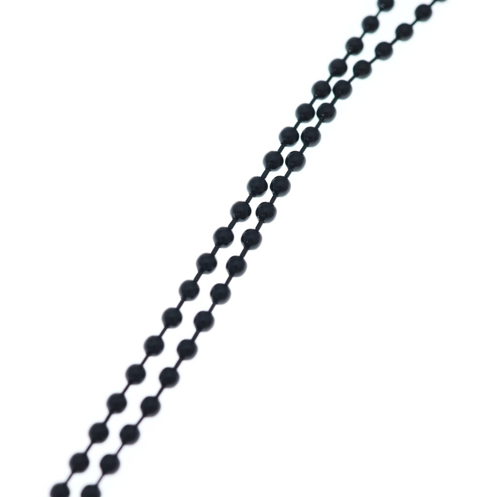 CHROME HEARTS(クロムハーツ) RUBBER CH CRS SML スモールCHクロス ラバーネックレス シリコン ブラック BCA306