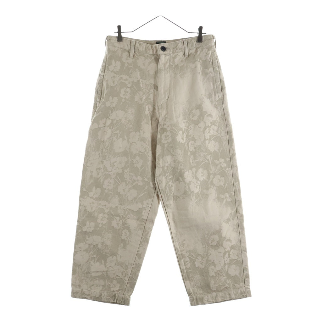 LEE(リー) ×PAUL SMITH JACQUARD TAPERED TROUSERS ポールスミス ジャカード 花柄 テーパードトラウザーズ ベージュ LB0588