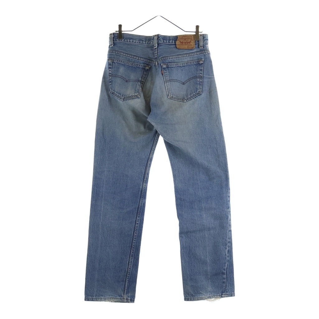 Levi's(リーバイス) 80-90S VINTAGE MADE IN USA 501 ヴィンテージ USA製 ボタン裏刻印546 スモールe ブリーチ ストレートデニムパンツ インディゴ