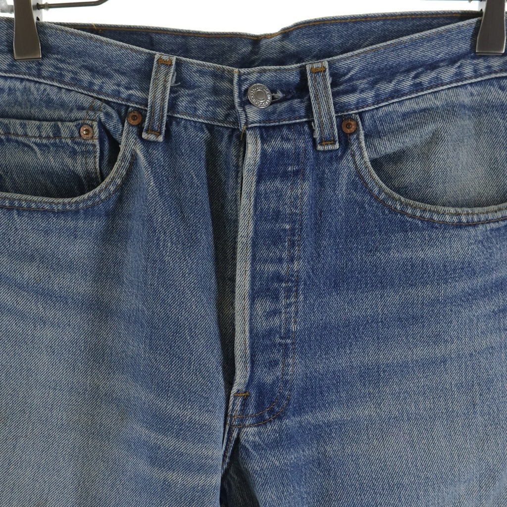 Levi's(リーバイス) 80-90S VINTAGE MADE IN USA 501 ヴィンテージ USA製 ボタン裏刻印546 スモールe ブリーチ ストレートデニムパンツ インディゴ
