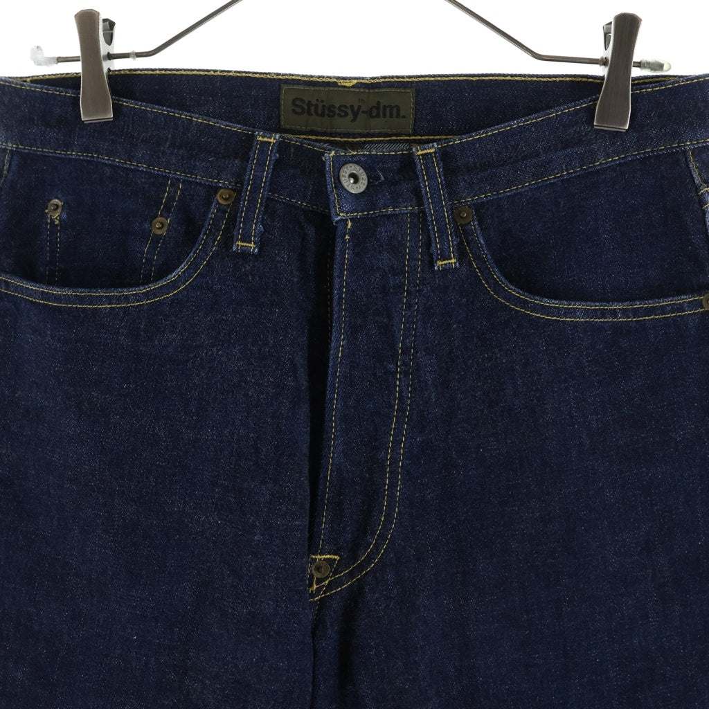 STUSSY(ステューシー) 90-00S VINTAGE MADE IN USA OLD DENIM PANTS ヴィンテージ USA製 紺タグ ボタンフライ ストレートデニムパンツ インディゴ