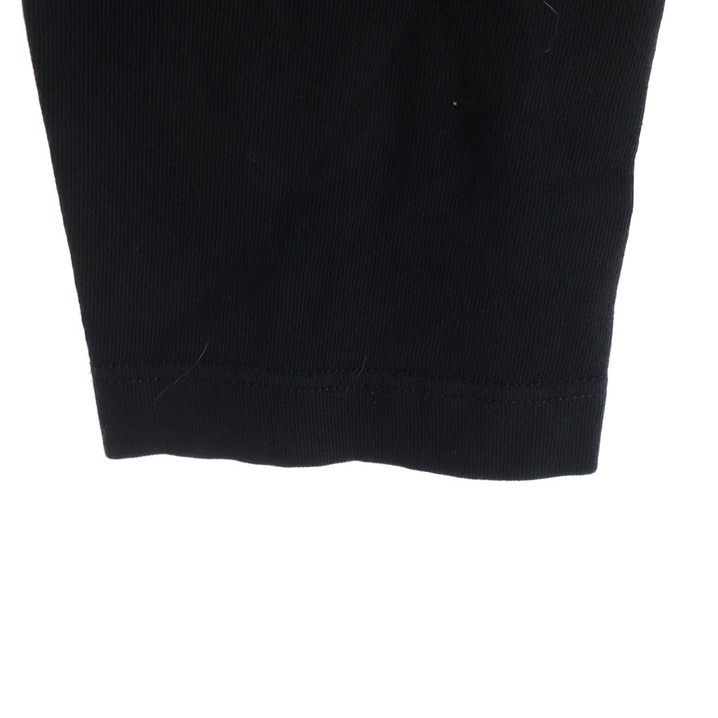 MONCLER(モンクレール) 22AW LS T-SHIRT フロントプリント クルーネック長袖Tシャツカットソー ブラック H20918D00003