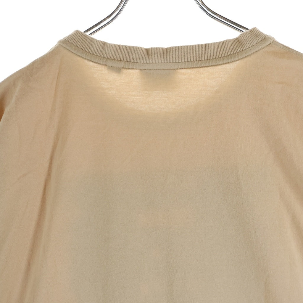 BURBERRY(バーバリー) 22SS ロゴモチーフプリント クルーネック半袖Tシャツカットソー ベージュ 8051401