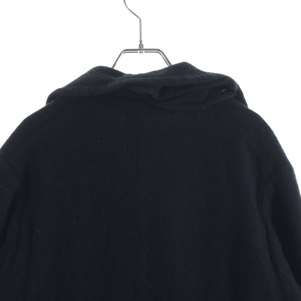TAO COMME des GARCONS(タオコムデギャルソン) 23AW AD2023 DOUBLE LONG WOOL COAT ダブル ロング ウール コート ブラック TL-C013 レディース