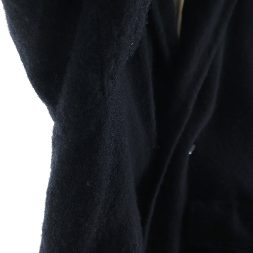 TAO COMME des GARCONS(タオコムデギャルソン) 23AW AD2023 DOUBLE LONG WOOL COAT ダブル ロング ウール コート ブラック TL-C013 レディース