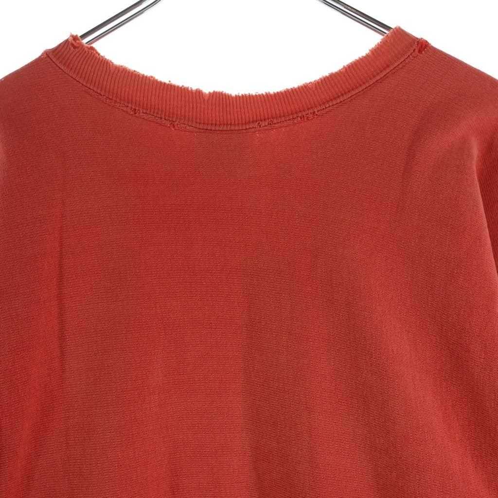 CHAMPION(チャンピオン) 70s VINTAGE REVERSE WEAVE LOUIS VILLE FOOTBALL ルイビル フットボール フロントプリント スウェットトレーナー 単色タグ 4段プリント レッド
