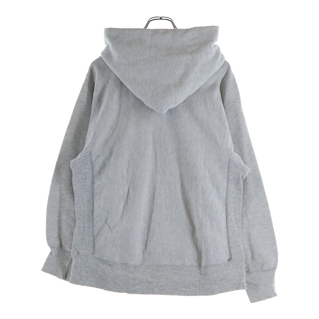 CHAMPION(チャンピオン) 80s VINTAGE REVERSE WEAVE MILLERS VILLE UNIVERSITY ミラーズヴィル ユニバーシティ フロントプリント フーディ パーカー トリコタグ 2段プリント グレー