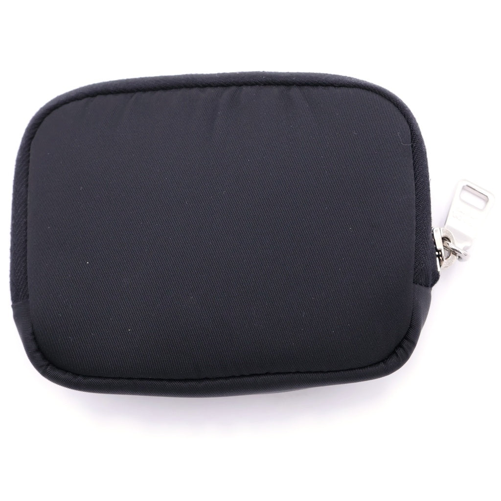 PRADA(プラダ) トライアングルロゴプレート ラウンドファスナー コインケース 財布 ブラック 1ML046 RFID