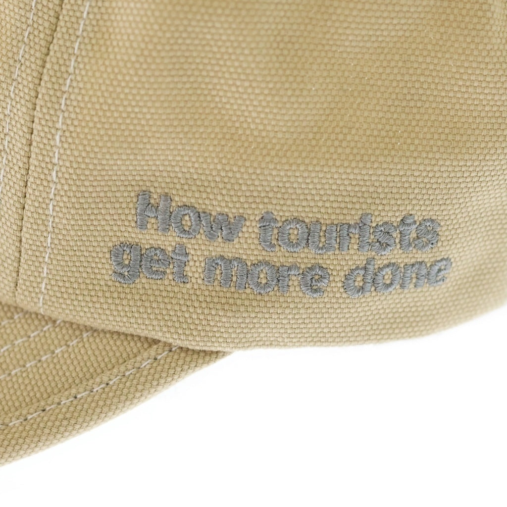 NO BRAND(ノーブランド) MIN-NANO ミンナノ TOTG TOUR NOVELTY CAP ツアーノベルティ ロゴエンブロイダリー キャップ 帽子 ブラウン