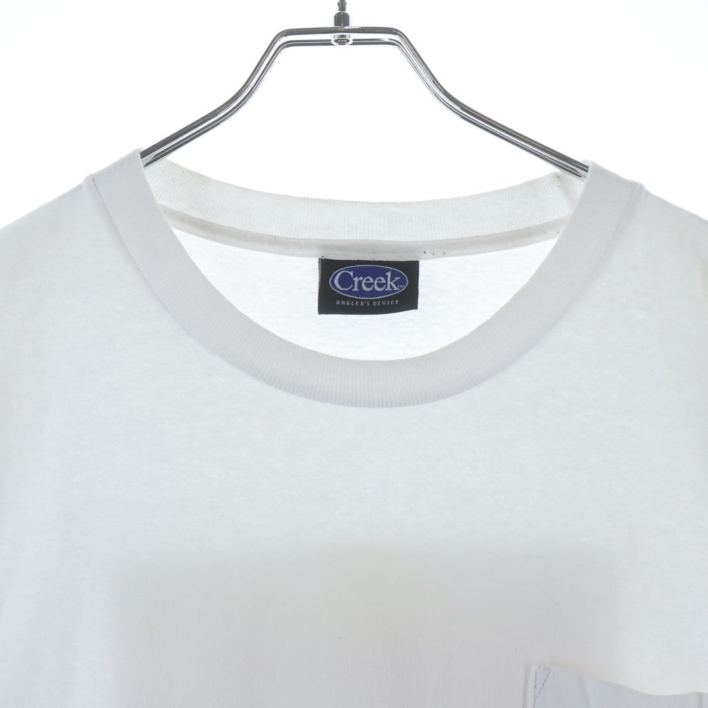 Creek Angler's Device(クリーク アングラーズ デバイス) VISTA POINT ヴィスタポイント フォトプリント クルーネック半袖Tシャツ カットソー ホワイト