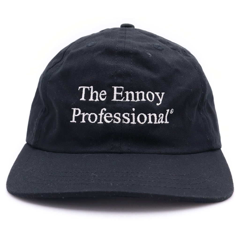 The Ennoy Professional(エンノイプロフェッショナル) COTTON CAP コットン ロゴエンブロイダリー キャップ 帽子 ブラック