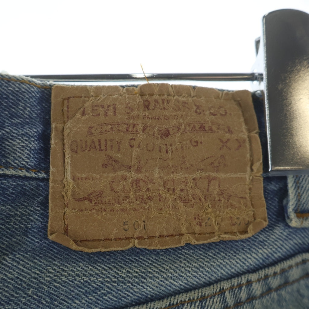 Levi's(リーバイス) 00-90S VINTAGE 501 ヴィンテージ ボタン裏555 USA製 ボタンフライ デニムパンツ インディゴ