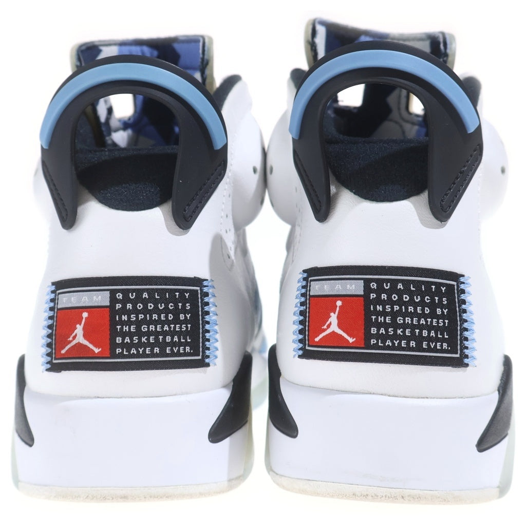 NIKE(ナイキ) AIR JORDAN 6 UNC エア ジョーダン 6 ハイカットスニーカー ブルー/ホワイト US8.5/26.5cm CT8529-410