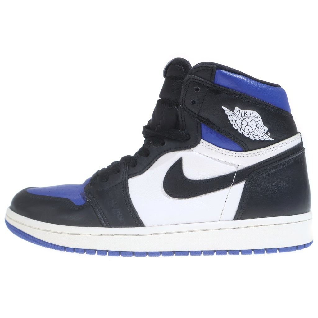 NIKE(ナイキ) AIR JORDAN 1 RETRO HIGH OG ROYAL TOE エア ジョーダン 1 レトロ ロイヤルトゥ ハイカットスニーカー ブルー/ホワイト/ブラック US8.5/26.5cm 555088-041
