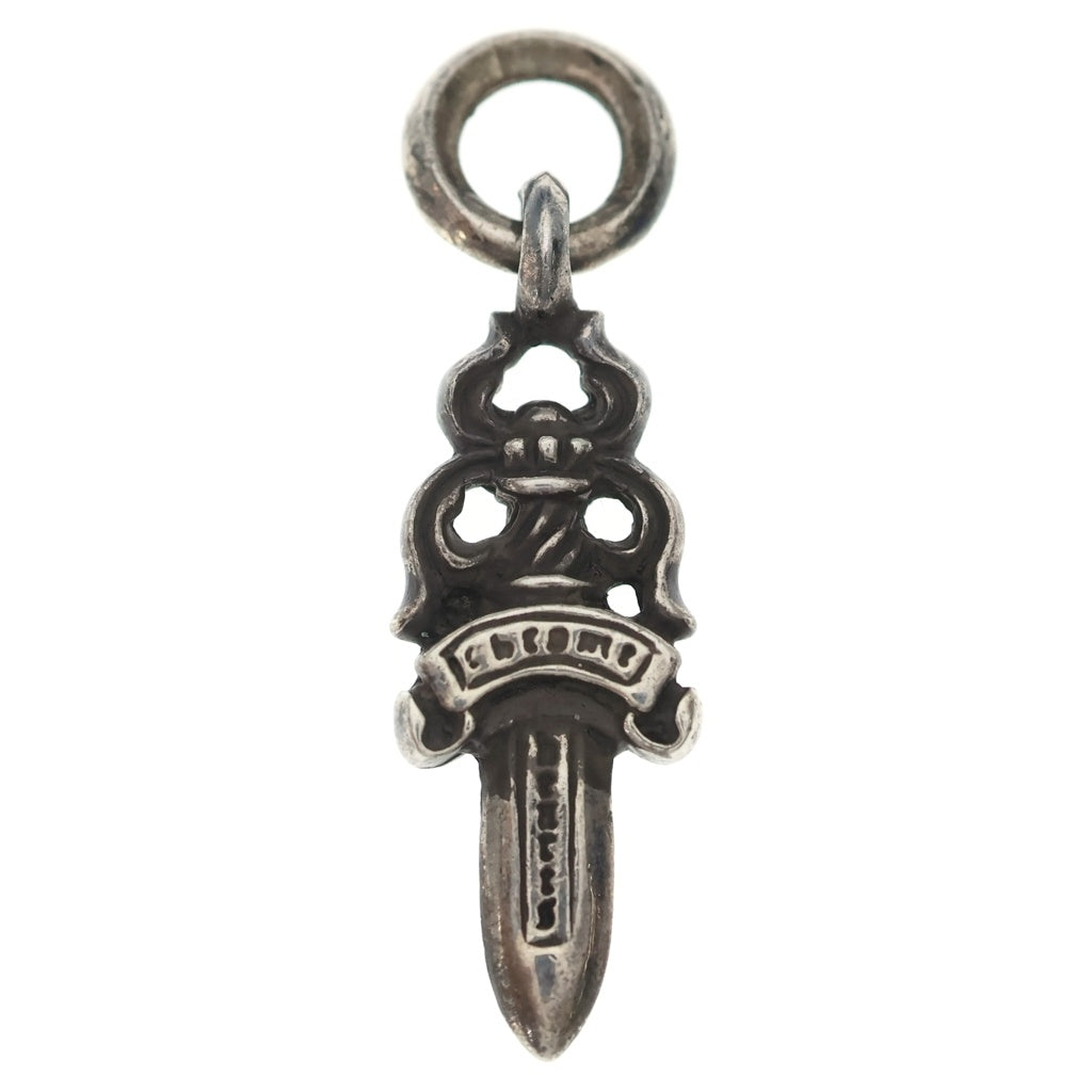 CHROME HEARTS(クロムハーツ) OLD #5 DAGGER P/SAF P オールド ダガーチャーム ピンクサファイア ペンダントトップ シルバー