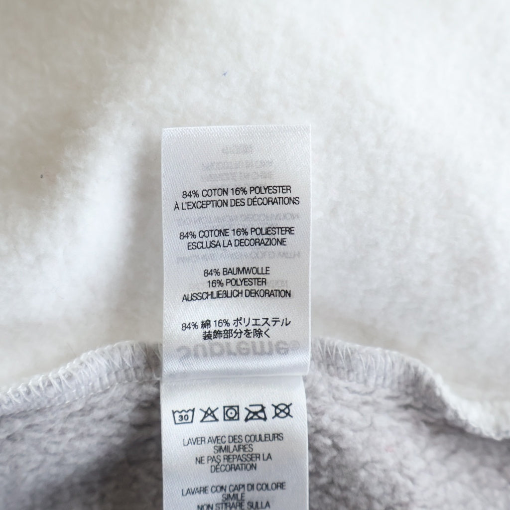 SUPREME(シュプリーム) 22SS Stretch Crewneck ストレッチ クルーネック スウェットトレーナー ホワイト/レッド