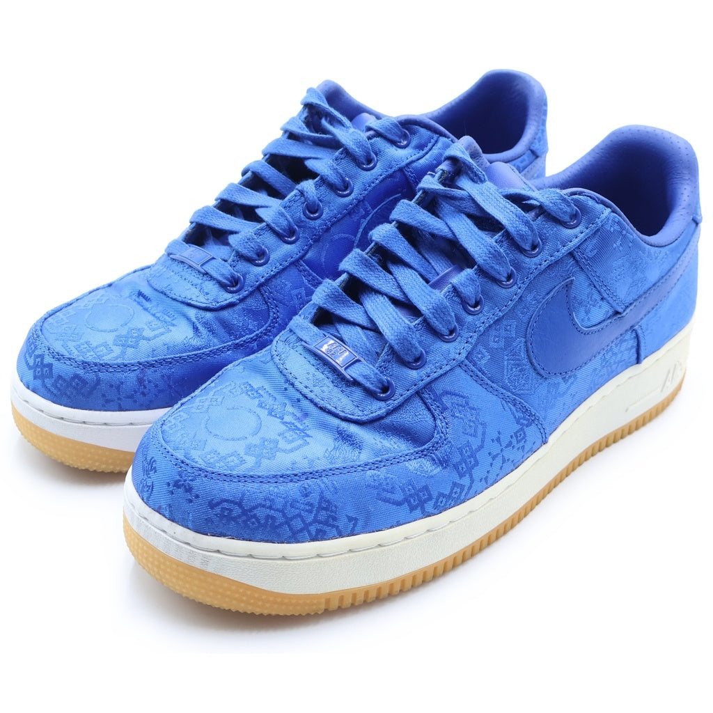 NIKE(ナイキ) ×CLOT AIR FORCE 1 LOW クロット エアフォース1 ローカットスニーカー ブルー US10/28cm CJ5290-400