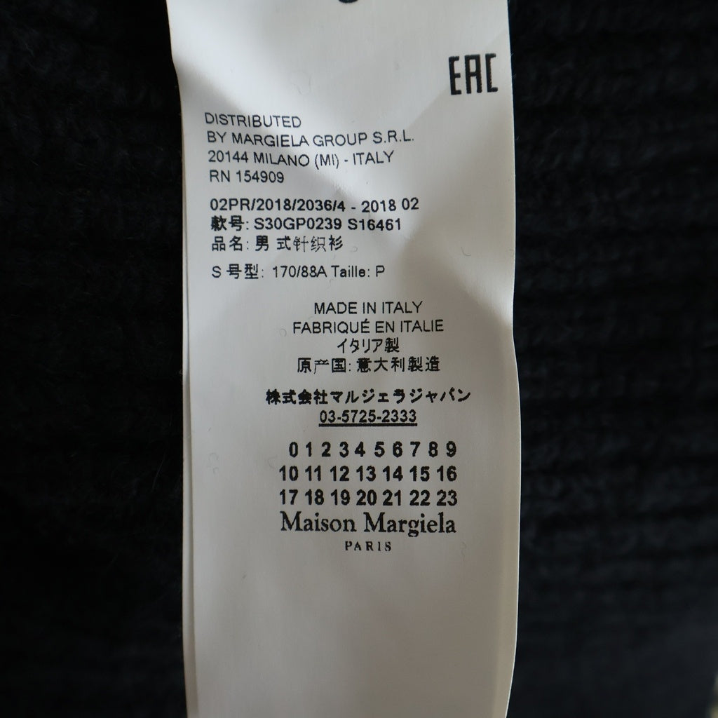 Maison Margiela(メゾンマルジェラ) 18AW ウール混 カシミヤ タートルネックニットセーター ブラック S30GP0239 S16461