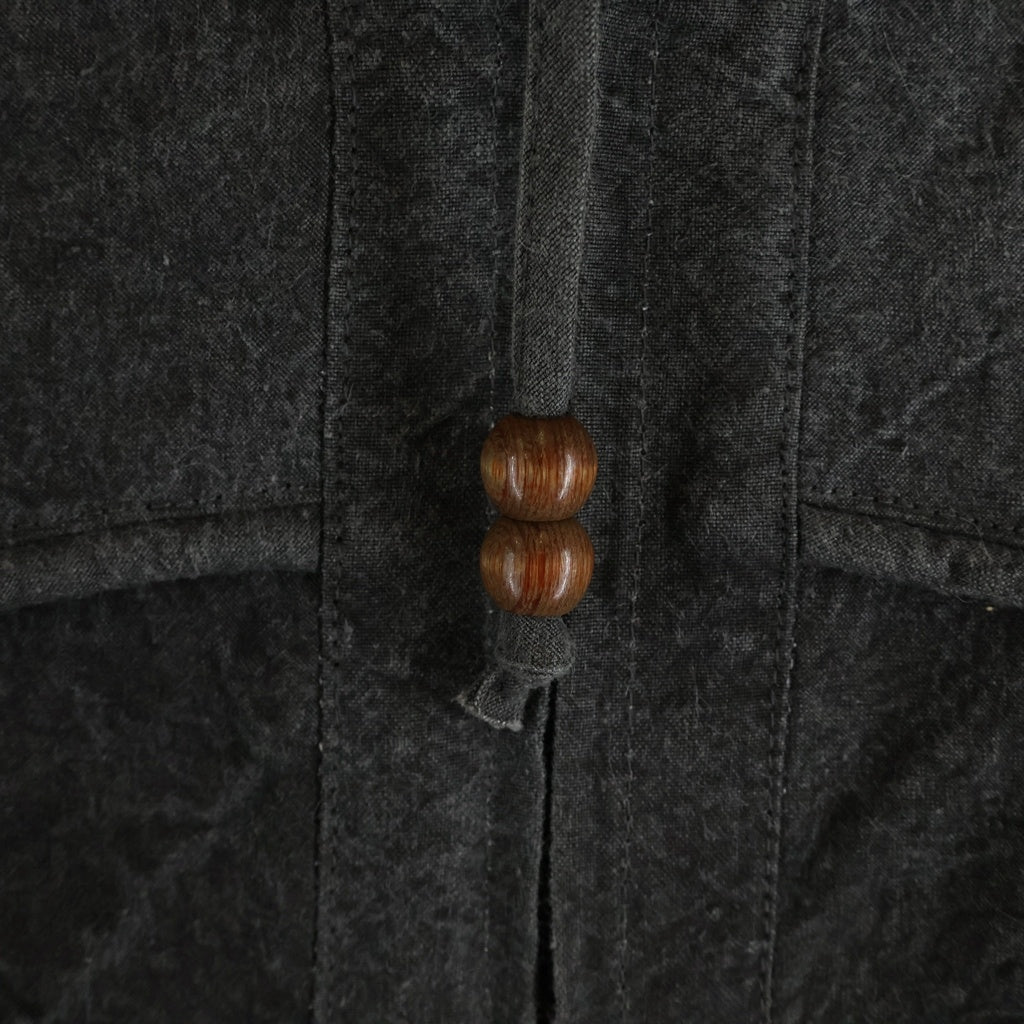 JIAN YE(ジェン イェ) 25SS HERALD JKT ジップアップ スタンドカラー ヘラルド ジャケット ブルゾン チャコール JI-25SS-JK03-2