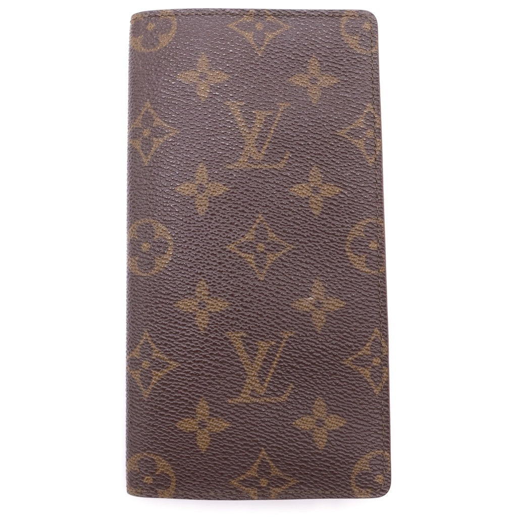 LOUIS VUITTON(ルイヴィトン) アジェンダ ポッシュ モノグラム レザーカードケース ブラウン R20503 MI0964 レディース