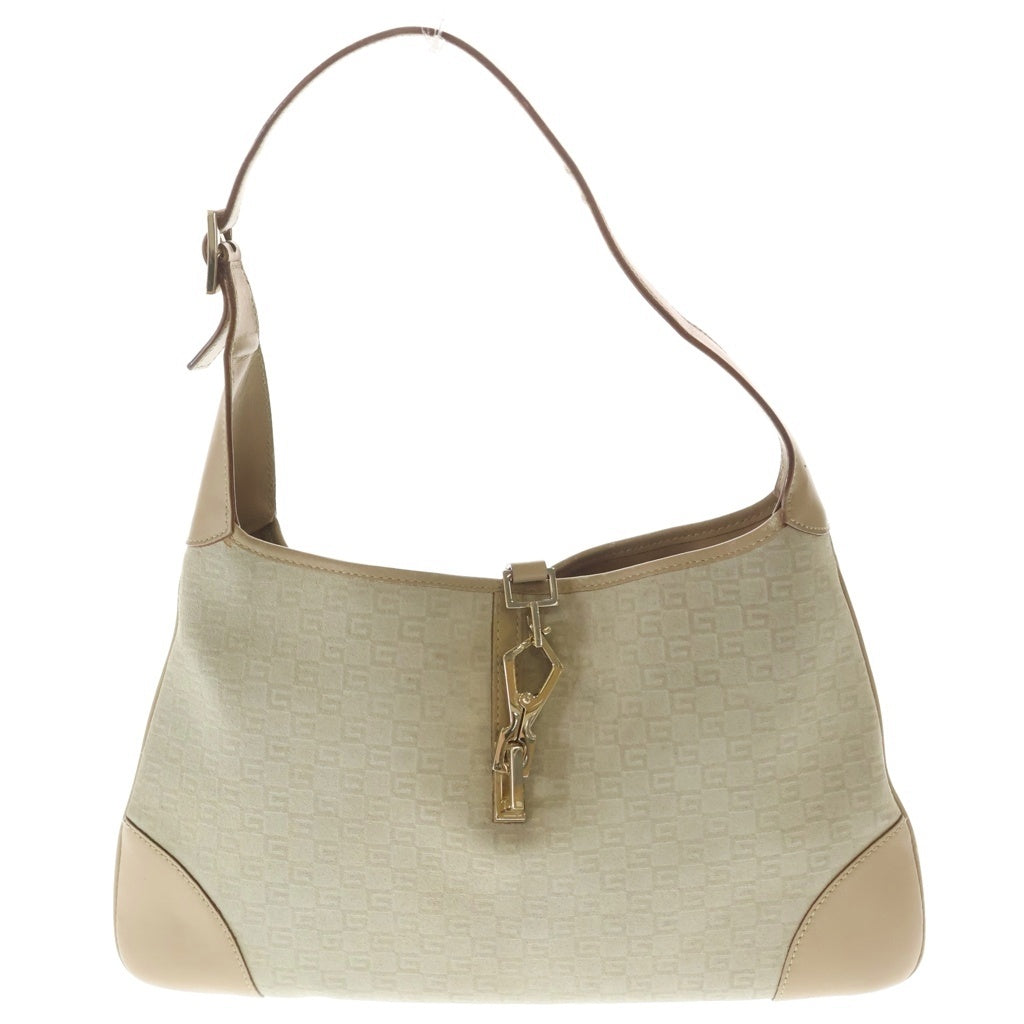 GUCCI(グッチ) GGロゴ総柄 スエードレザー ワンショルダーバッグ ブラウン 001 4057 レディース