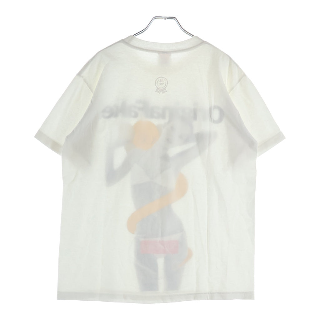 SUPREME(シュプリーム) 08SS ×ORIGINAL FAKE Kate Moss Tee オリジナルフェイク ケイトモス 代官山10周年記念 クルーネック半袖Tシャツ カットソー ホワイト
