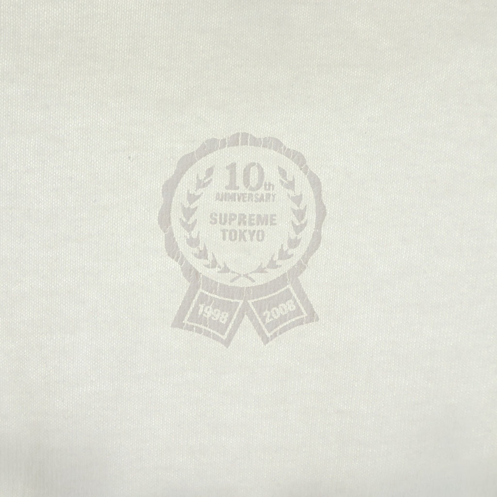 SUPREME(シュプリーム) 08SS ×ORIGINAL FAKE Kate Moss Tee オリジナルフェイク ケイトモス 代官山10周年記念 クルーネック半袖Tシャツ カットソー ホワイト