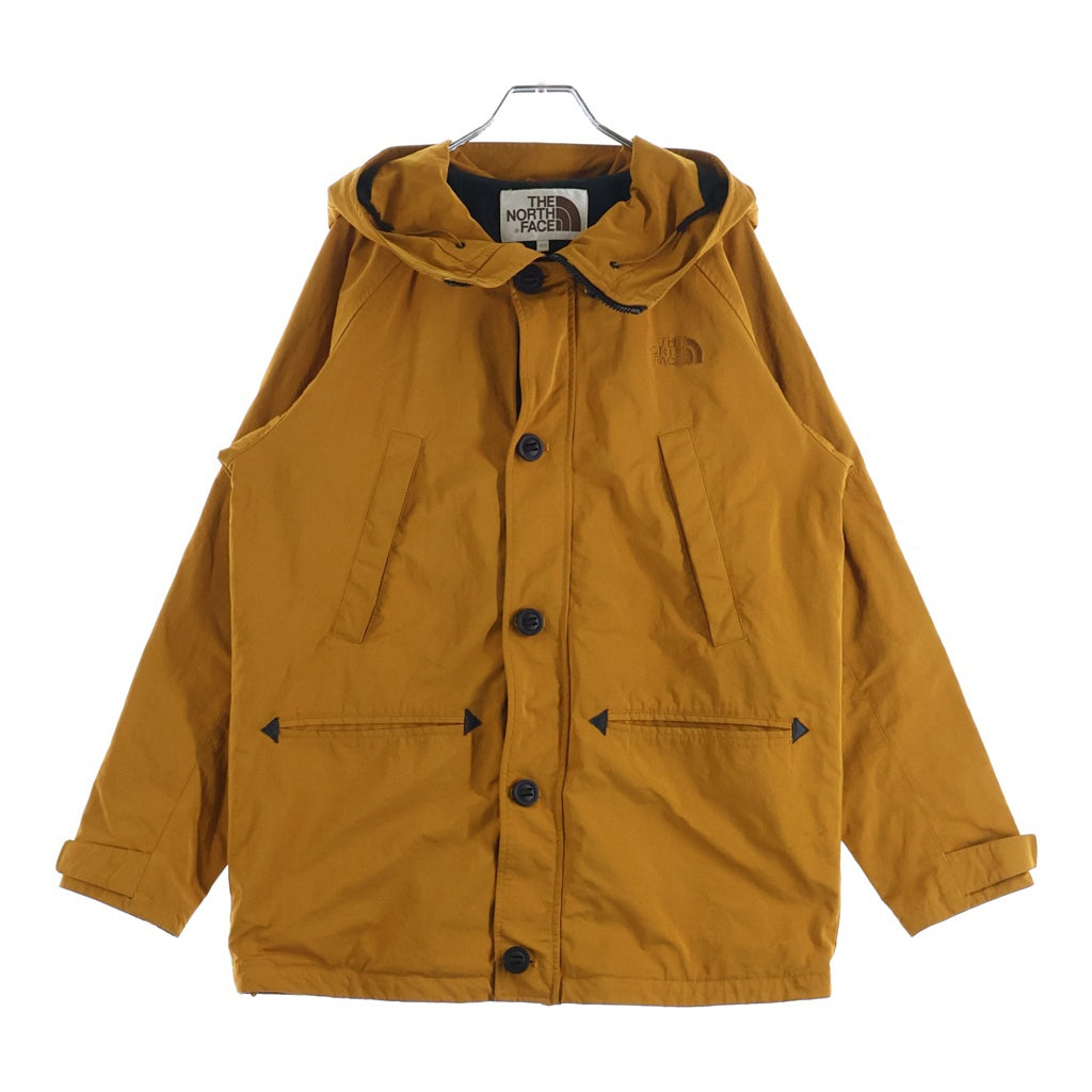 THE NORTH FACE ザノースフェイス MOUNTAIN NYLON PARKER ジップアップ マウンテンライトパーカー ナイロンジャケット ブルゾン ロゴ刺繍 ミドル丈イエロー THE NORTH FACE(ザノースフェイス) MOUNTAIN NYLON PARKER ジップ
