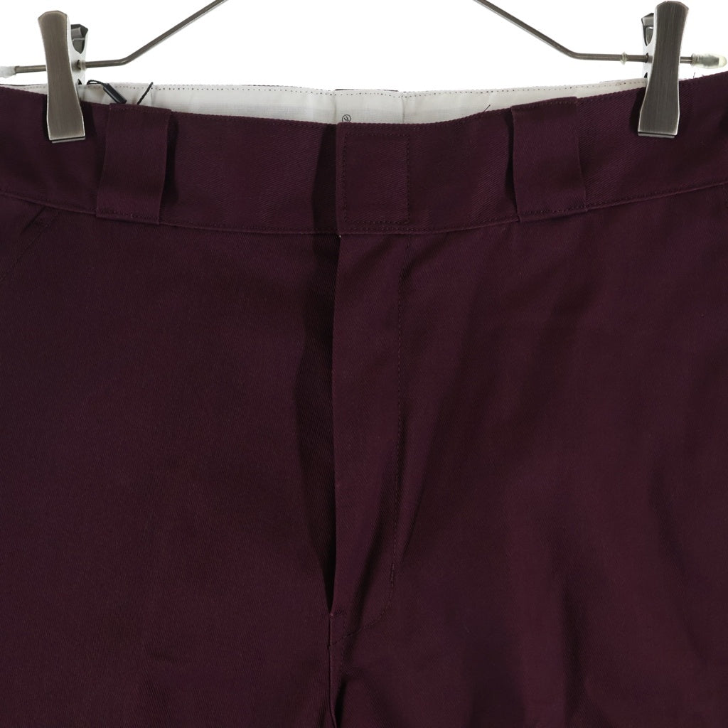 UNDERCOVER(アンダーカバー) 26SS ×Dickies T/C ディッキーズ コットンツイル ワークショーツ ハーフパンツ ボルドー UC1F4509