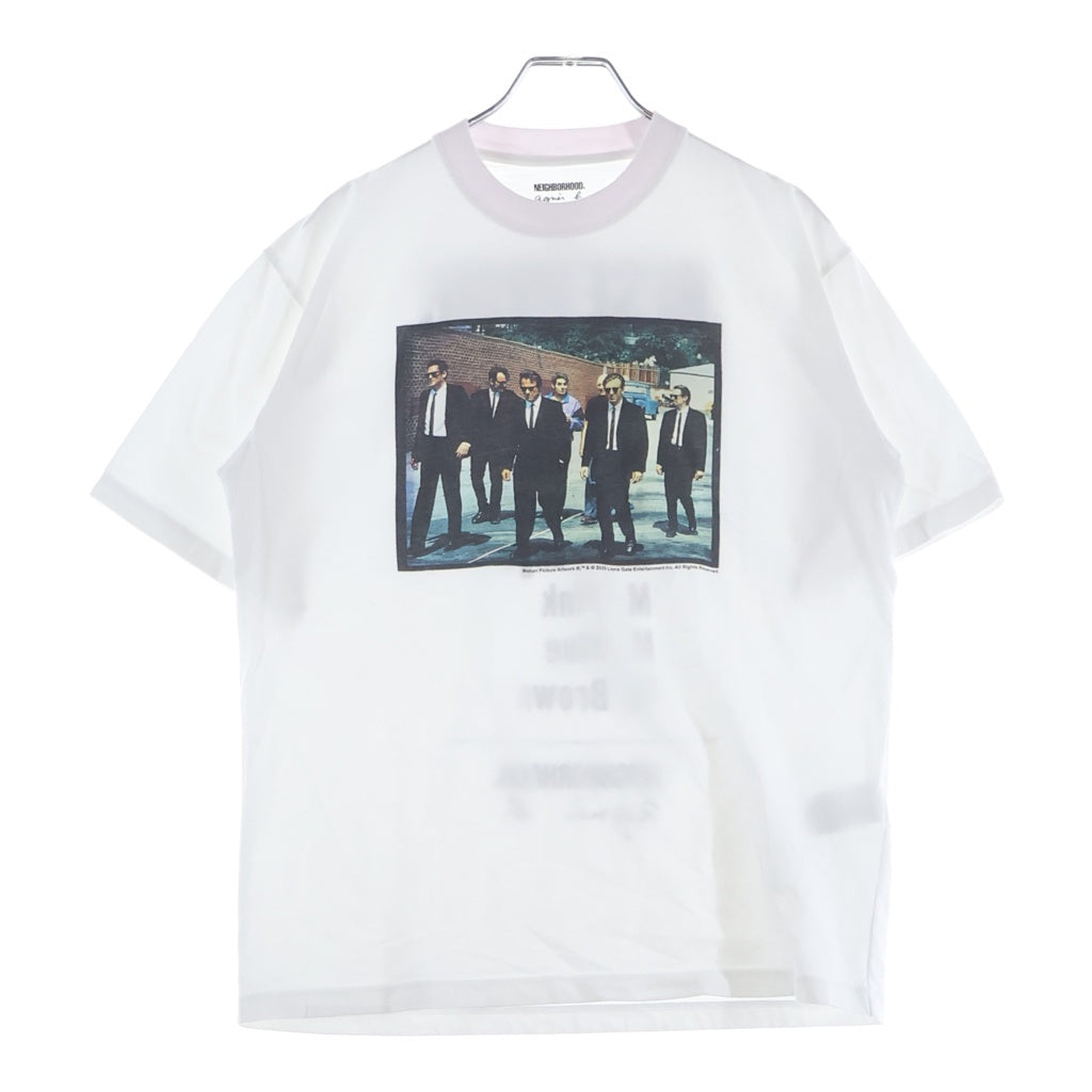 NEIGHBORHOOD(ネイバーフッド) ×AGNES B. ×RESERVOIR DOGS アニエスベー レザボアドッグス クルーネック半袖Tシャツ カットソー ホワイト EDK6SFK6