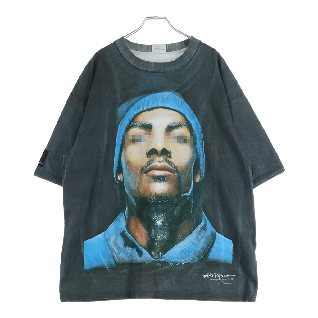 TALKING ABOUT THE ABSTRACTION(トーキング アバウト ザ アブストラクション) 25SS ART REPLICA T-SHIRT アート レプリカ クルーネック半袖Tシャツ カットソー ブラック NPT-T-001