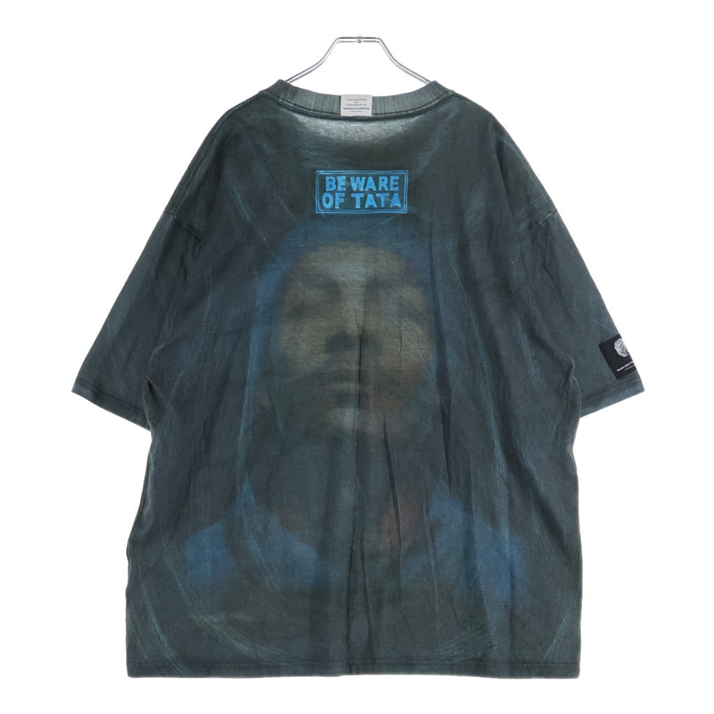 TALKING ABOUT THE ABSTRACTION(トーキング アバウト ザ アブストラクション) 25SS ART REPLICA T-SHIRT アート レプリカ クルーネック半袖Tシャツ カットソー ブラック NPT-T-001