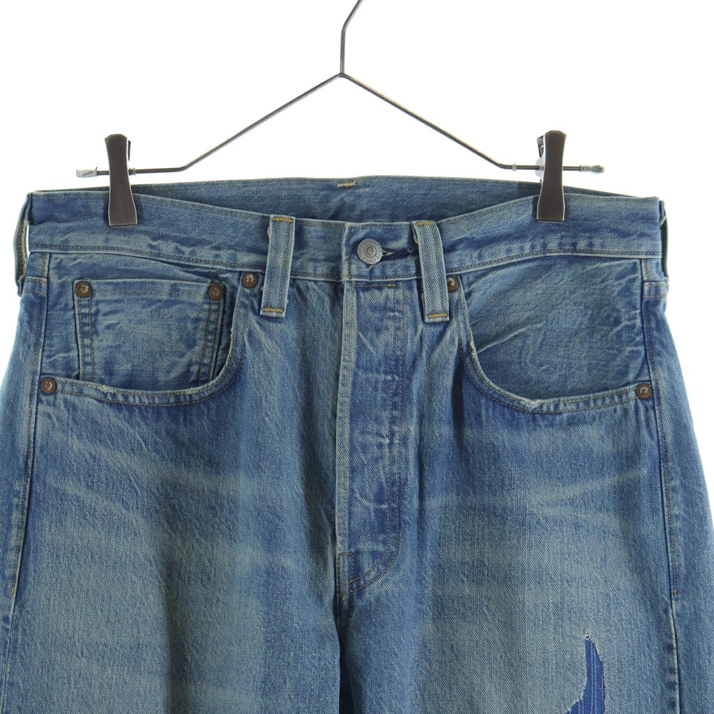 Levi's VINTAGE CLOTHING(リーバイス ビンテージ クロージング) 501XX 1947モデル 復刻 ボタン裏3015 カウレザーパッチ ボタンフライデニムパンツ インディゴ 47501-0220