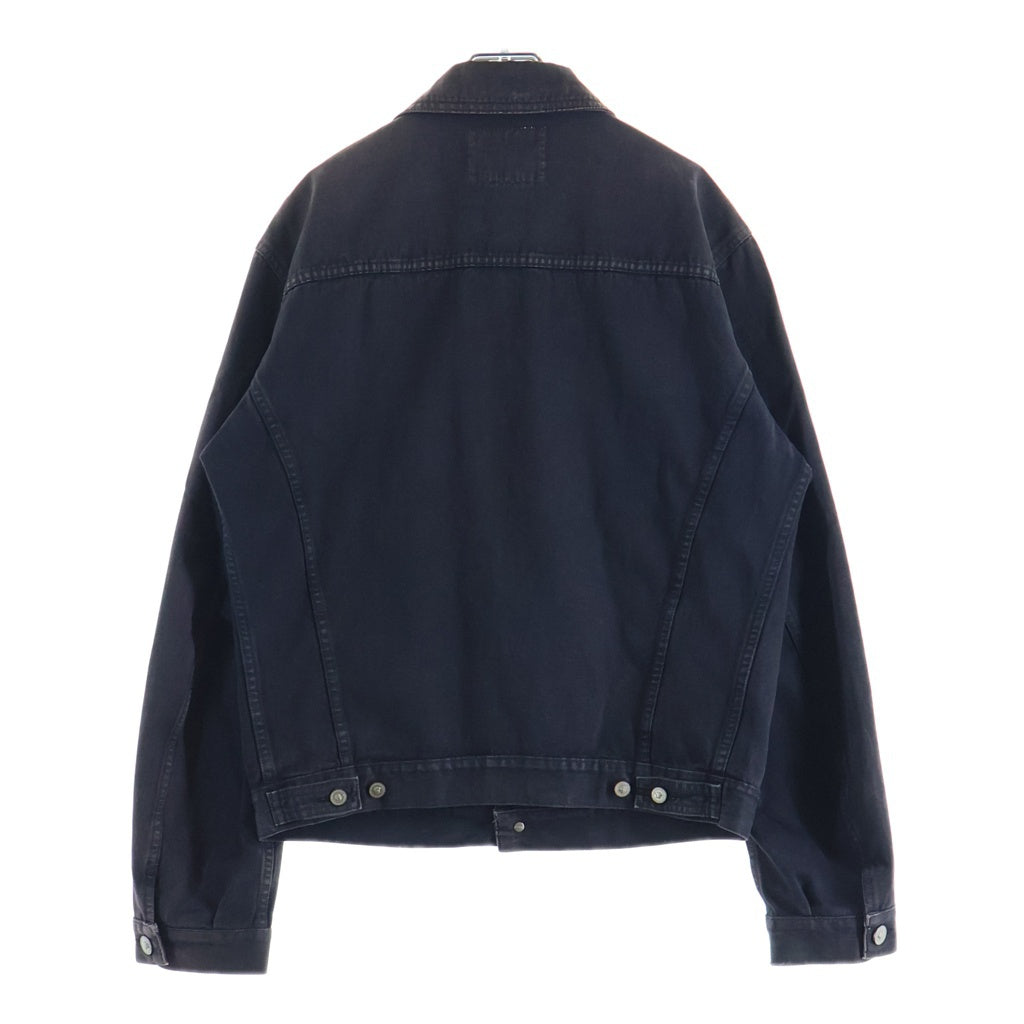 VERSACE(ヴェルサーチ) JEANS SIGNATURE デニムジャケット メデューサボタン アウター ブラック