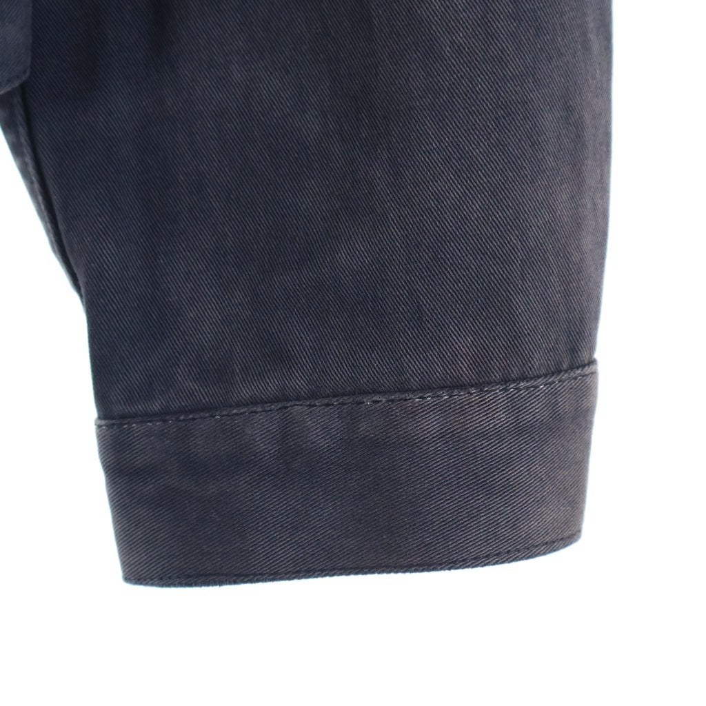 VERSACE(ヴェルサーチ) JEANS SIGNATURE デニムジャケット メデューサボタン アウター ブラック