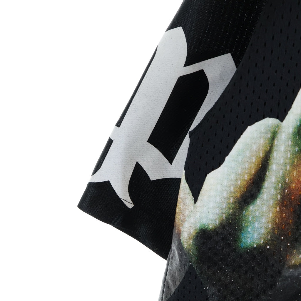 WACKO MARIA(ワコマリア) 23SS ×2PAC FOOTBALL JERSEY トゥパック フットボールジャージ 半袖カットソー ブラック