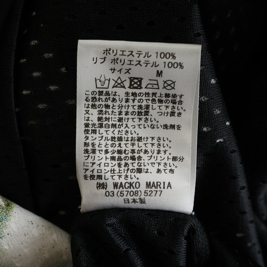 WACKO MARIA(ワコマリア) 23SS ×2PAC FOOTBALL JERSEY トゥパック フットボールジャージ 半袖カットソー ブラック
