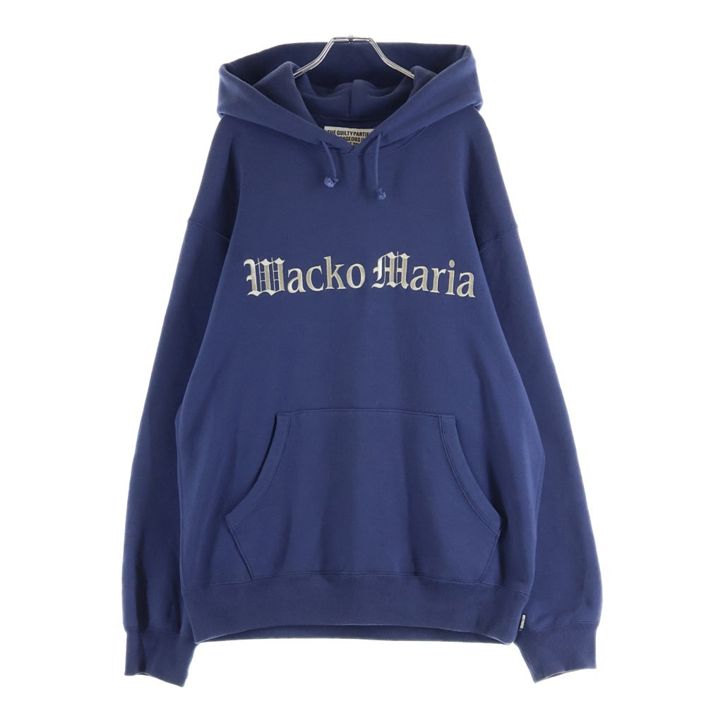 WACKO MARIA(ワコマリア) 23SS MIDDLE WEIGHT PULLOVER SWEAT SHIRT ミドルウエイト プルオーバースウェットフーディ パーカー ブルー