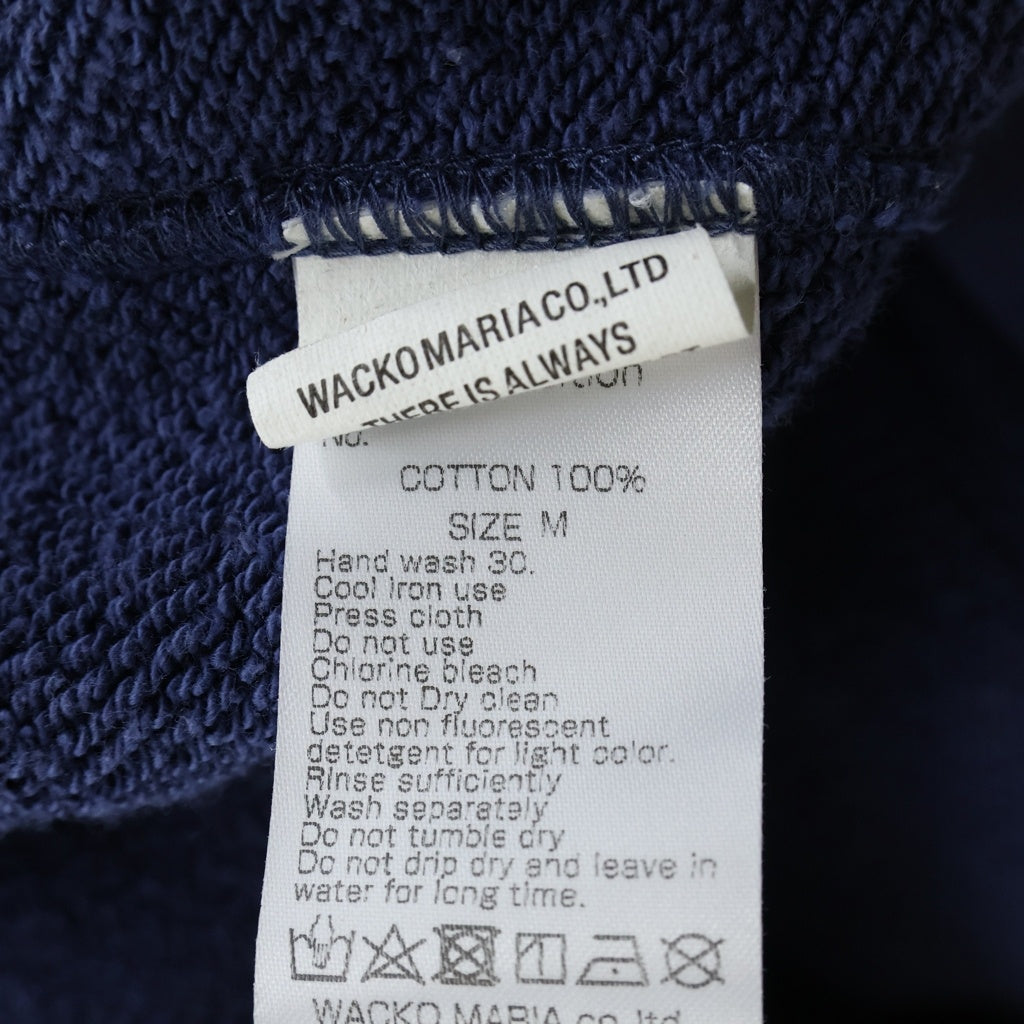 WACKO MARIA(ワコマリア) 23SS MIDDLE WEIGHT PULLOVER SWEAT SHIRT ミドルウエイト プルオーバースウェットフーディ パーカー ブルー