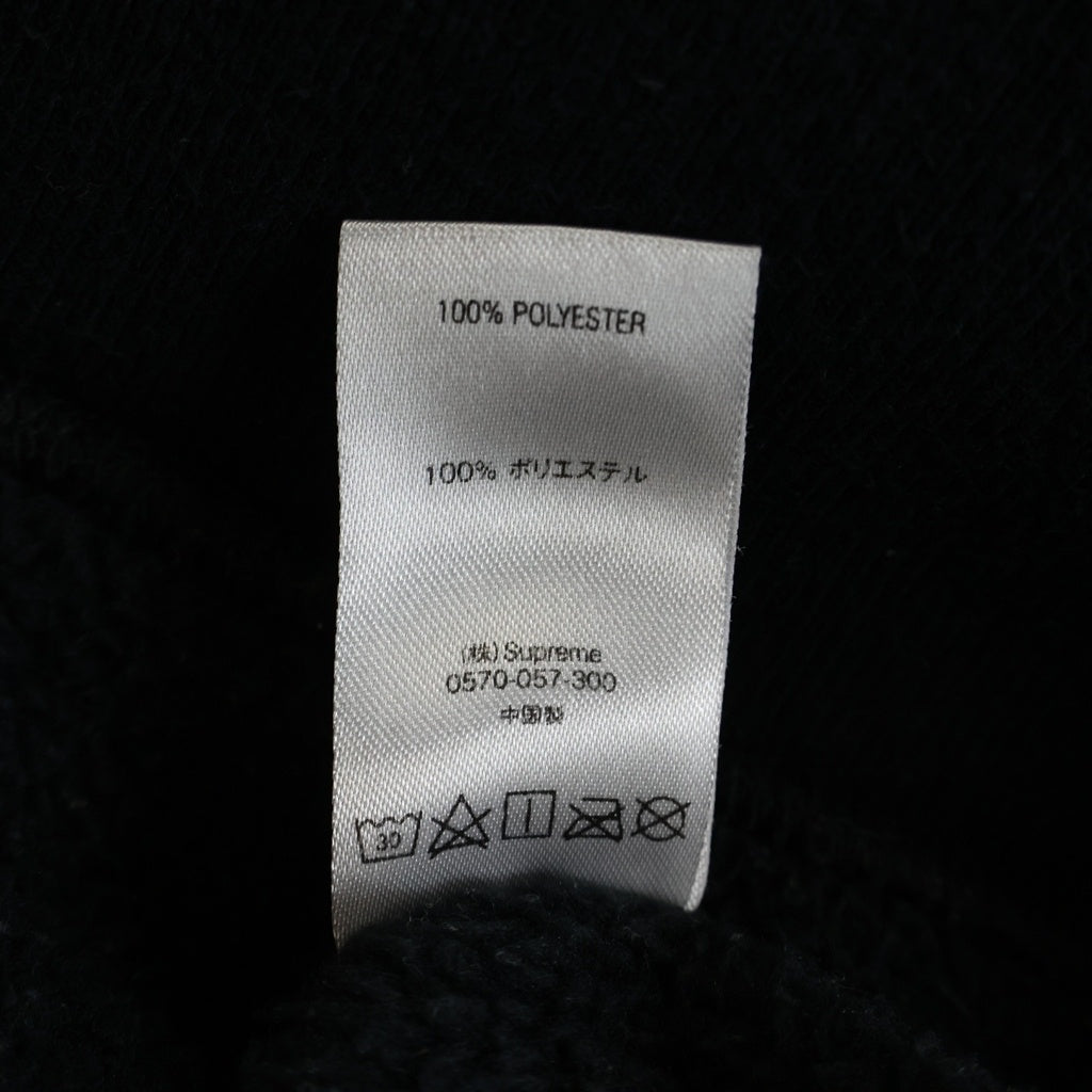 SUPREME(シュプリーム) 19AW WINDSTOPPER Zip Up Hooded Sweatshirt スモールボックスロゴ ウィンドストッパー ポリエステル ジップアップパーカー ブラック