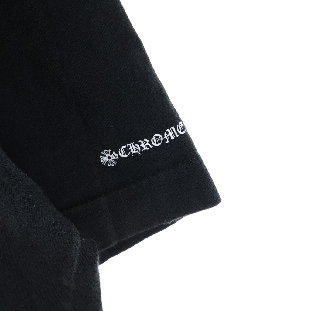 CHROME HEARTS(クロムハーツ) SCROLL RABEL S/S TEE スクロールラベル プリント クルーネック半袖ポケットTシャツ カットソー ブラック
