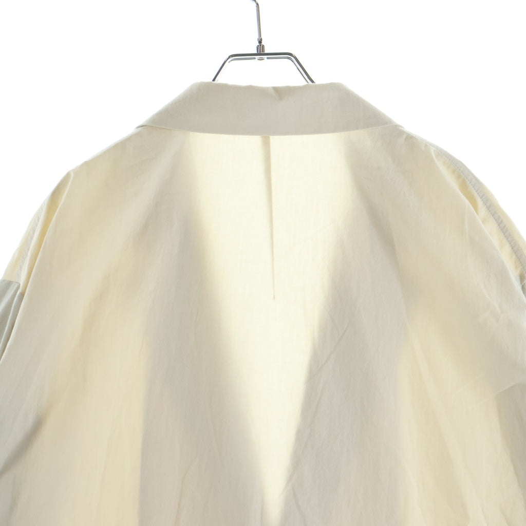 Y's(ワイズ) COTTON BROAD BIG JACKET コットン ブロード ビッグ シングルテーラードジャケット レディース ベージュ YK-J12-014