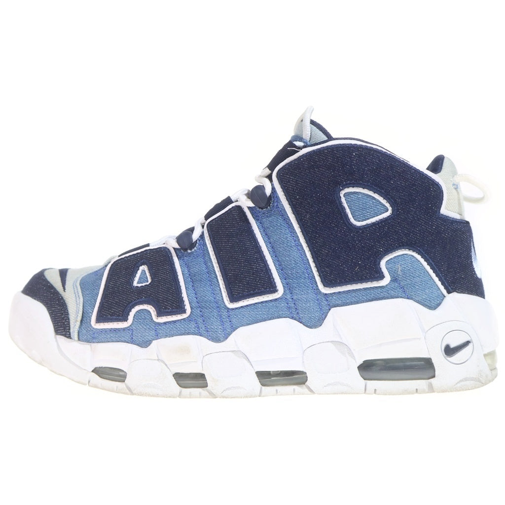 NIKE(ナイキ) Air More Uptempo Denim エアモアアップテンポ デニム ミッドカットスニーカー インディゴ US10/28cm CJ6125-100
